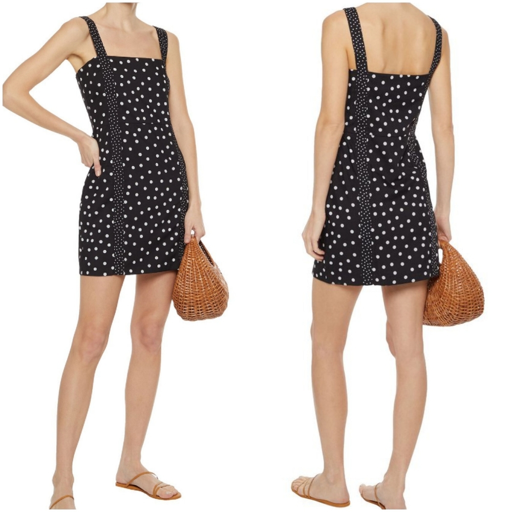 SOLID & STRIPED Woman Polka-Dot Broadcloth Mini Dress
